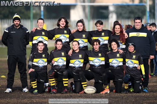 2020-01-19 Coppa Italia Femminile 1150 Amatori Union Rugby Milano